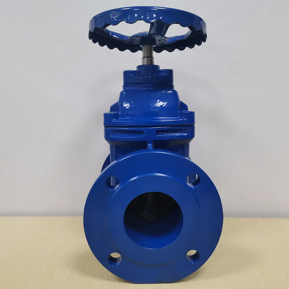 125LB GGG50 3 inch Soft Sealing Non-Rising Stem Resilient Seated cast iron Gate Valve Handwheel Flanged Gate Valve