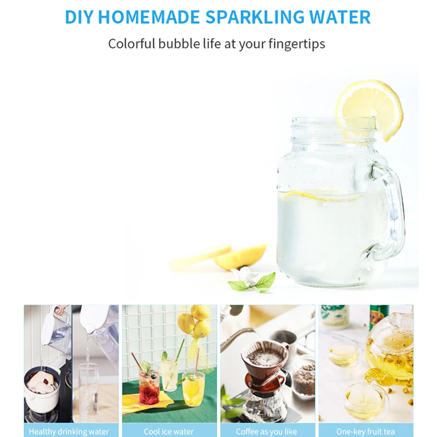 Household Desktop Reverse Osmosis RO Reverse Osmosis UV Hot And Cool Water Dispenser And Purifier