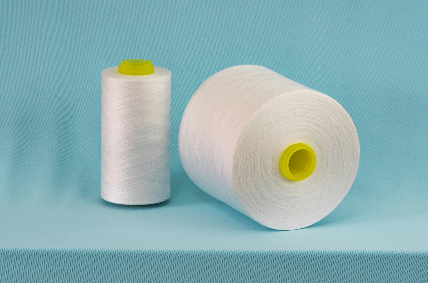 100% polyester industrial sewing thread raw white