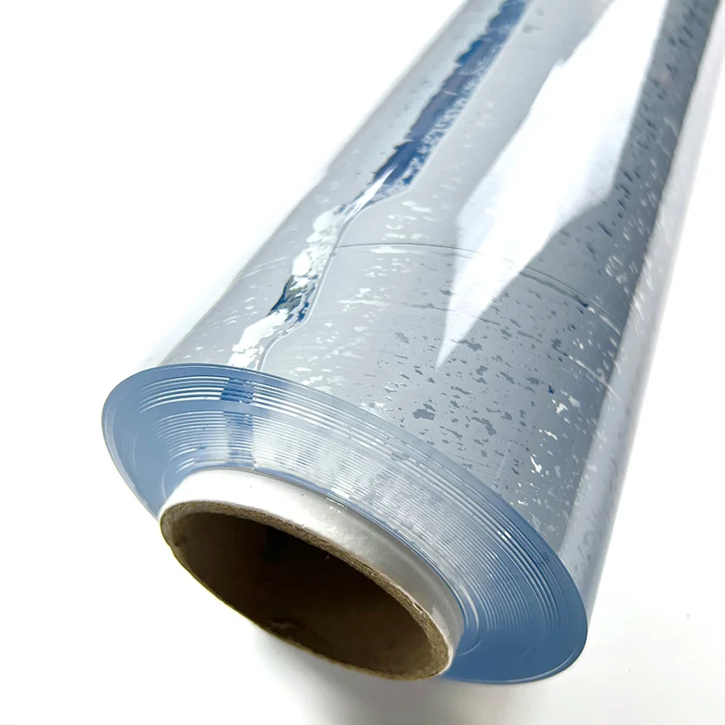 PVC Ultra-clear Soft Film Transparent for Home Textile Packaging Stretch Film Moisture Proof Consumer Electronics Max to 230cm