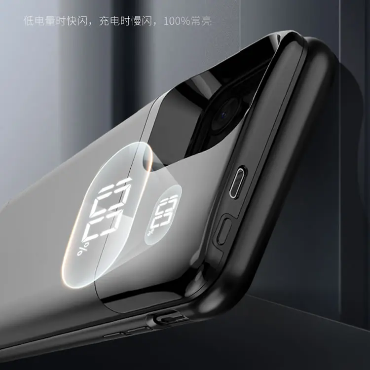 5000/5500mAh съемный резервный чехол для беспроводной батареи