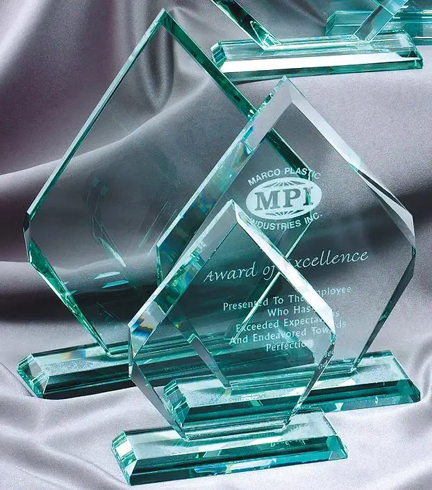 Wholesale high quality Glass Trophy Crystal Trophy