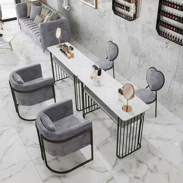 Modern Style Beauty Salon Manicure Station Manicure Nail Table