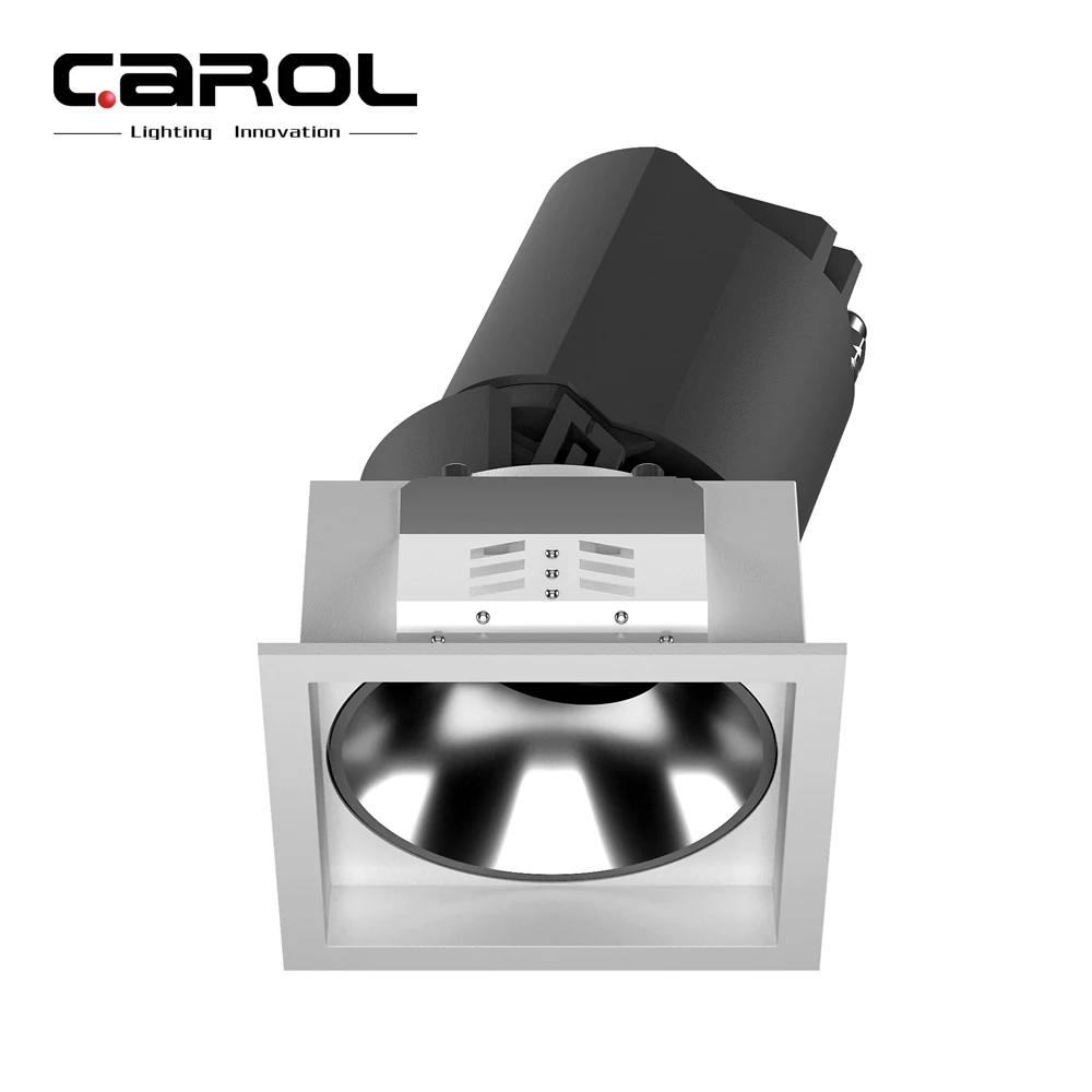 High Quality Dimmable COB LED Recessed Ceiling Light Downlight Spotlight Square Round Anti Glare LED Down Light