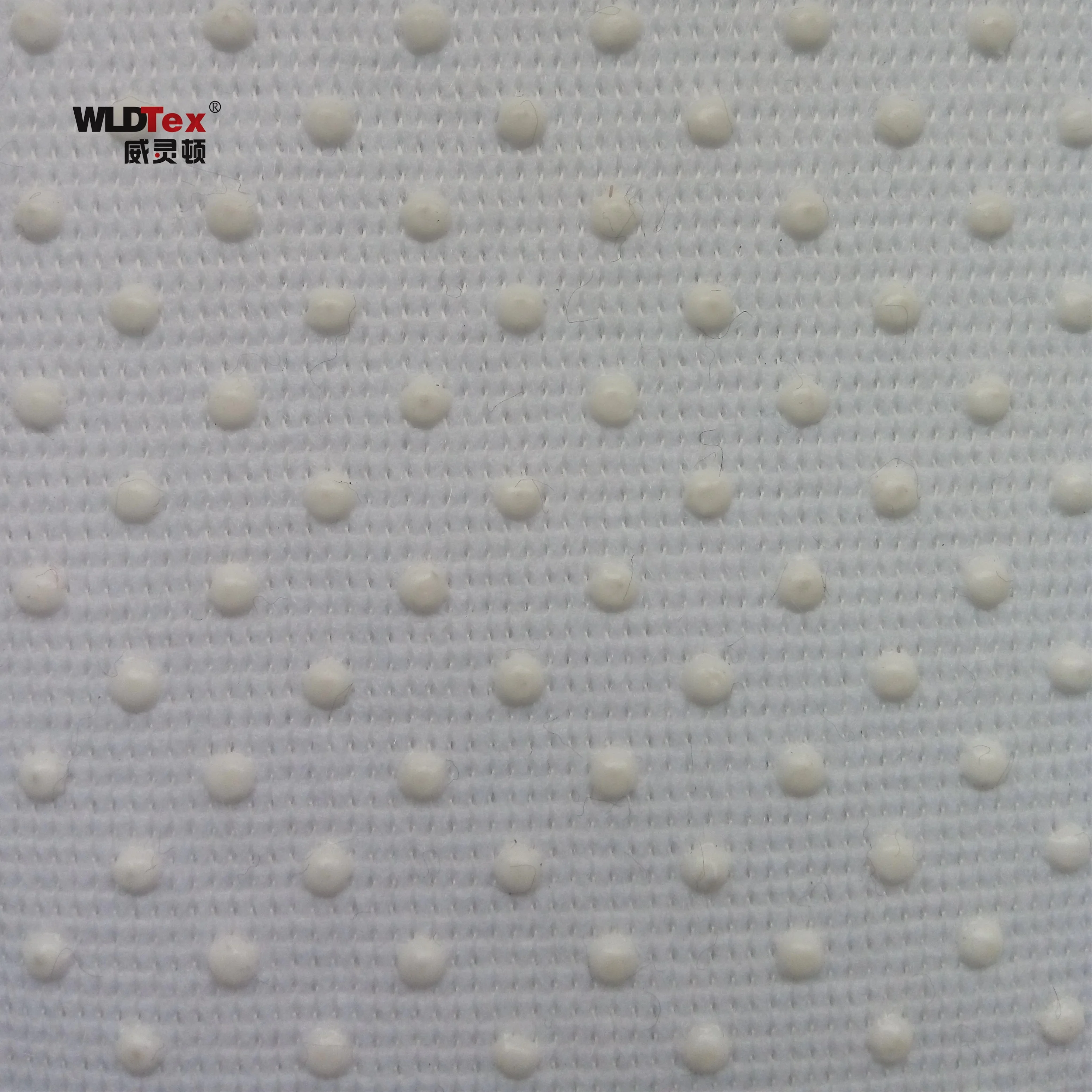 little white dots antislip 240CM width nonwoven  mattress fabric