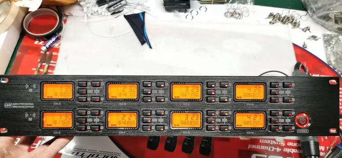 TKG UR-8000-S 640-690mhz UHF professional uhf wireless microphone 8 wireless microphone system