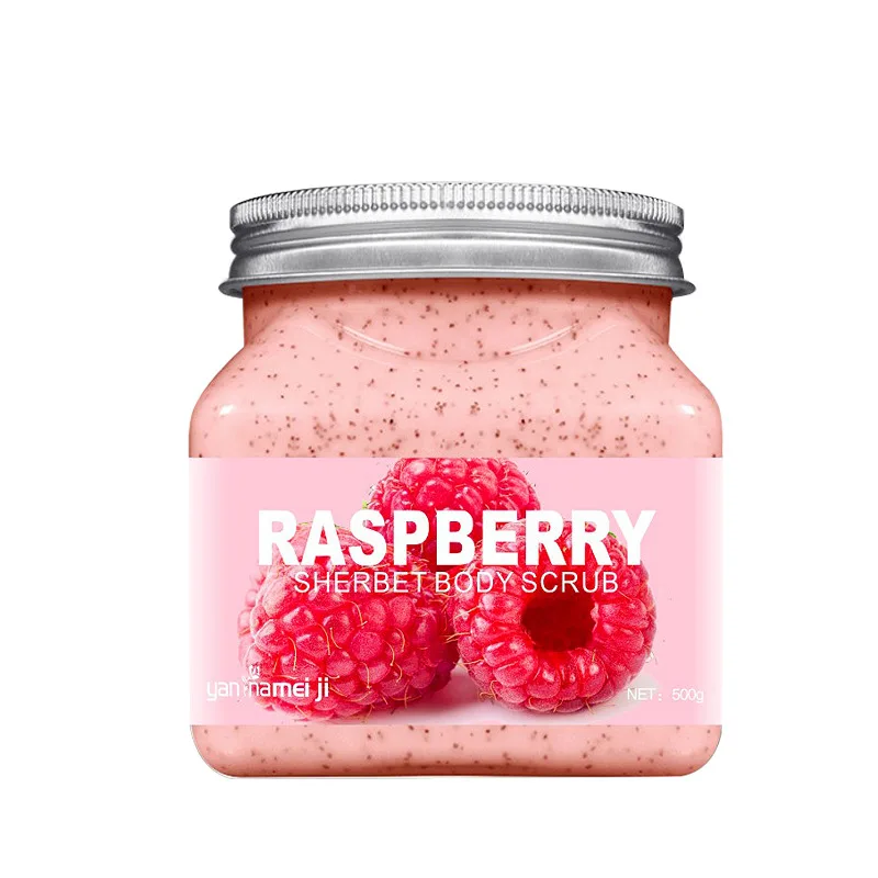 Avocado scrub bath salt body exfoliating dead skin chicken skin deep cleaning rubbing mud treasure 500g