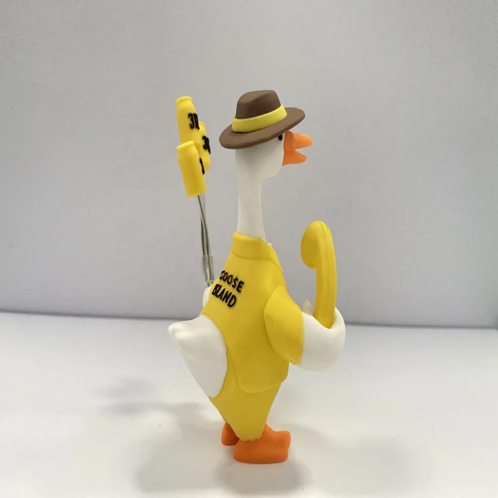 Желтая Утка 3D мягкая ПВХ Резина рекламные подарки Мультяшные персонализированные мягкие экшн-фигурки из ПВХ игрушки куклы