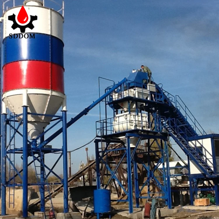 hot sale equipment prices ready-mixed concrete plants mini cement plant  concrete mixer batching plant for sale