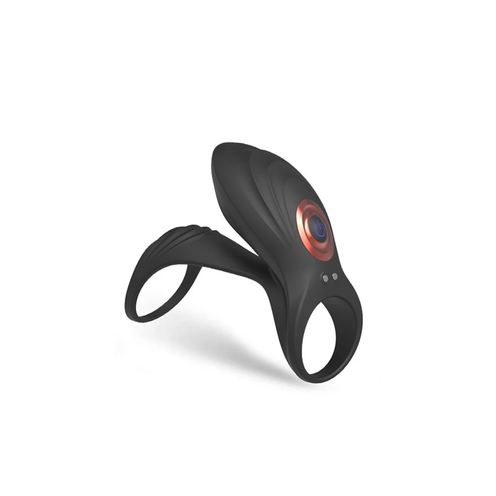 10 Frequency Stimulation Products Lock Sperm Vibrating Ring Female Silicone Delay Sperm Locking Ring