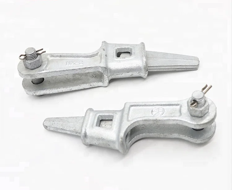 Wedge Type Guy Wire Strain Clamp/ aerial electric pulling line clamp