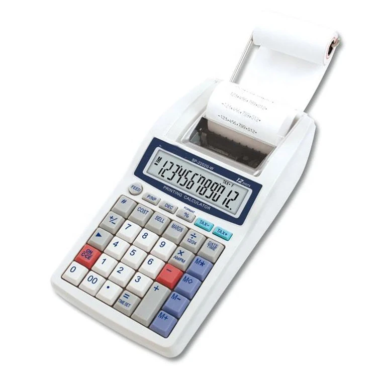 Paper output calculator bank accounting financial printing computer coding machine leather line coding Scientific calculator