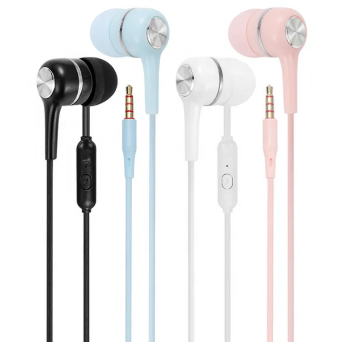 Sports Bass Call Earphones In-Ear Wire Control With Microphone Wired Cheap Headphones Manufacturer