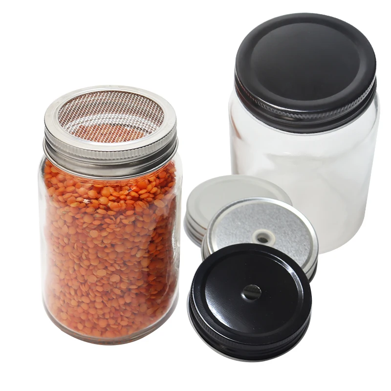 Bands for Jam Honey Baby Foods Wide mouth  8oz 16oz 32oz seasonal juice beverage canada custom mason jar with lid