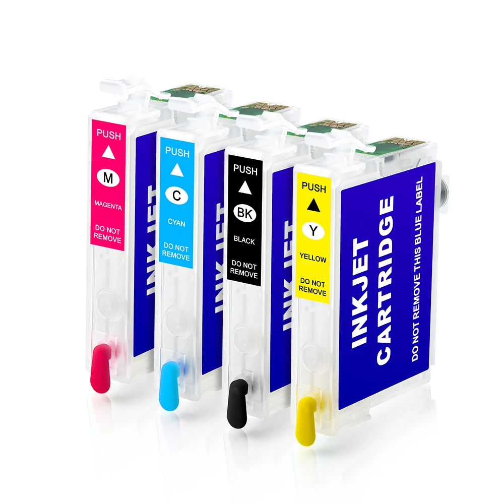 Ocbestjet T802 802XL T3561-T3564 многоразового для Epson 802 патрон чернил для принтера Epson рабочей силы 4740 WF-4720 WF-4730 WF-4740