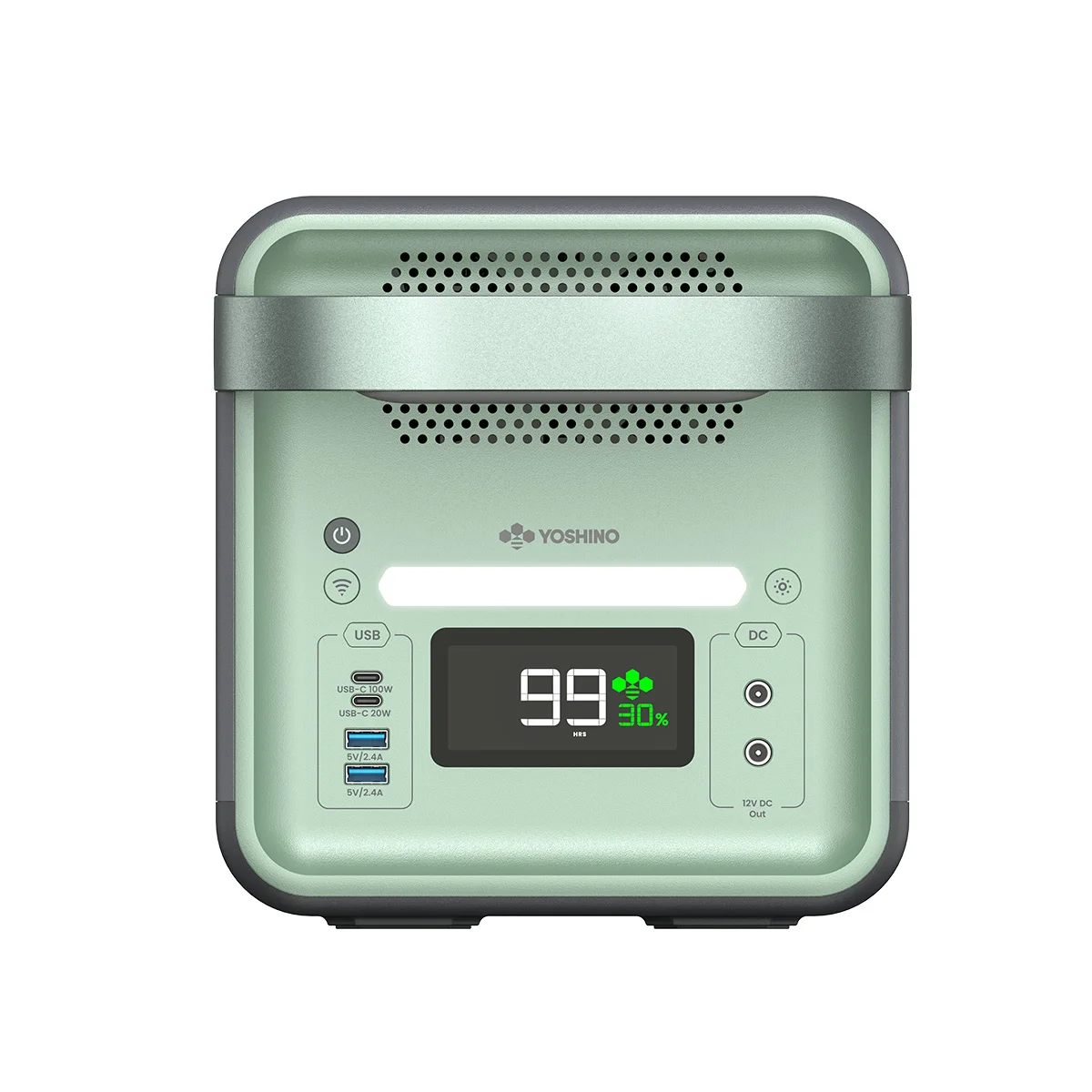 YOSHINO B2000 Portable Power Station 2000W/1326Wh Solid-State Solar Generator Lithium Ion Battery MPPT LED EU Home Car Use