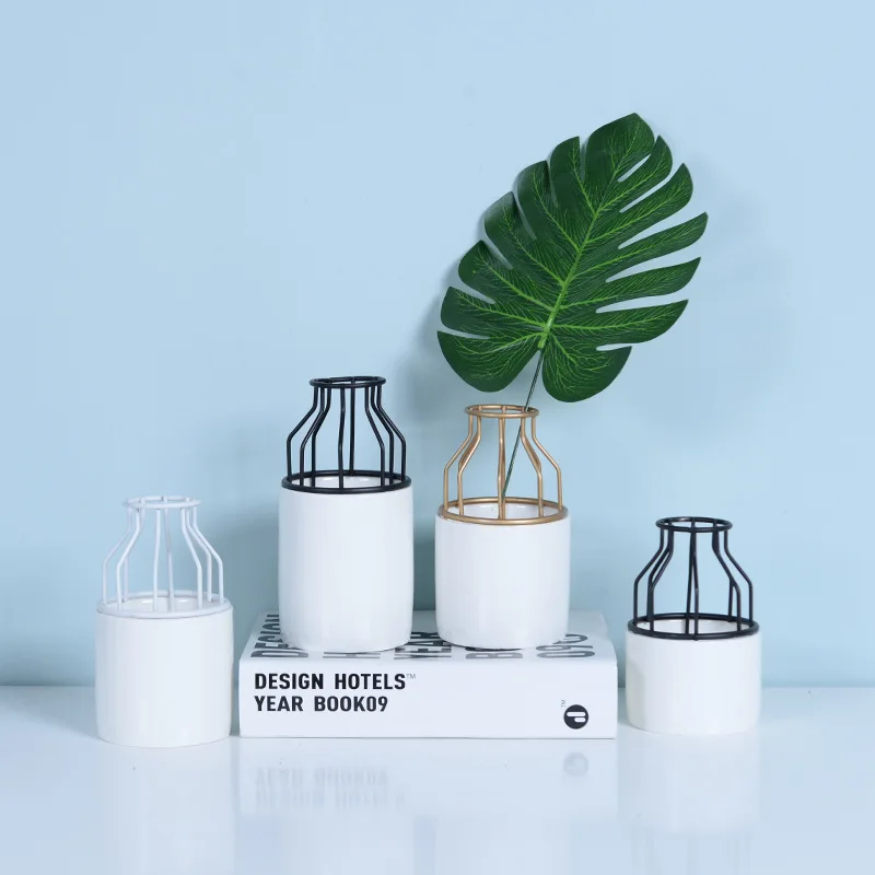 New Arrival Modern Creative Table 3 Piece Set Ceramics Succulent Flower Pot