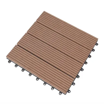 Wholesale Quality Assurance Balcony Porch Patio Garden Fireproof Moisture Proof Floor Plastic Tiles Interlocking Wpc Decking Til