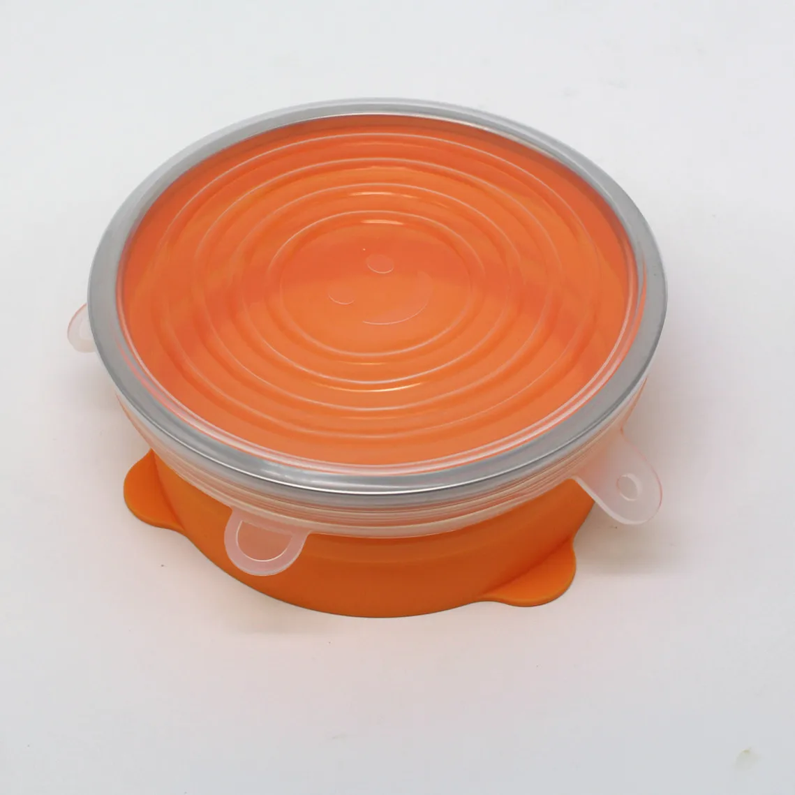 
2021 Hot sales 6 piece/set Reusable Fresh Keeping Eco-Friendly Silicone Food Wrap Food Grade Film 