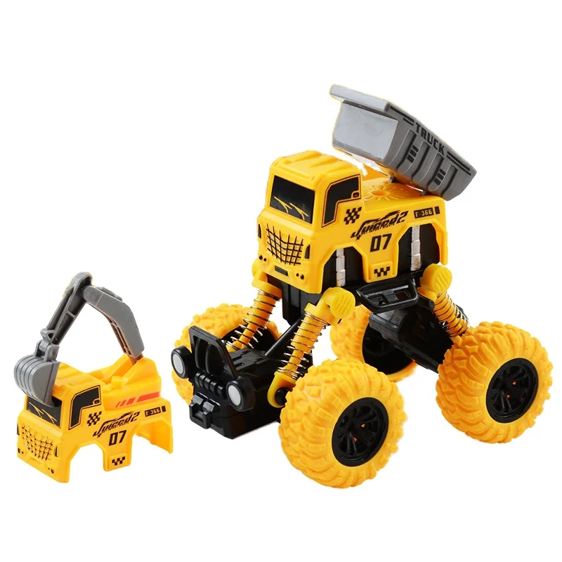 Инерционный четырехколесный привод «сделай сам», внедорожник, Детская модель, модель автомобиля, игрушечный фрикционный подъемный автомобиль для детей