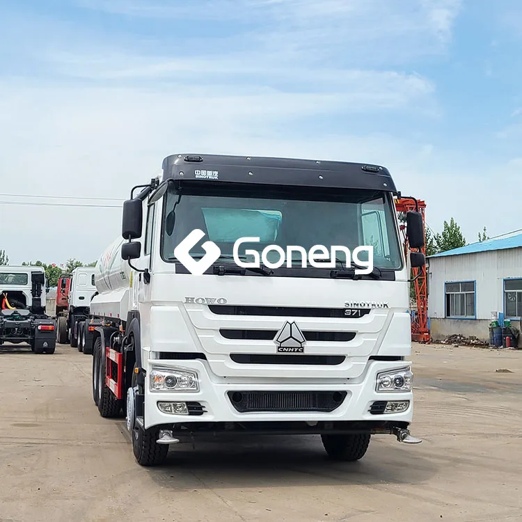 volume capacity 20m3 25m3 used sinotruk howo 6x4 water tank truck in china for sale