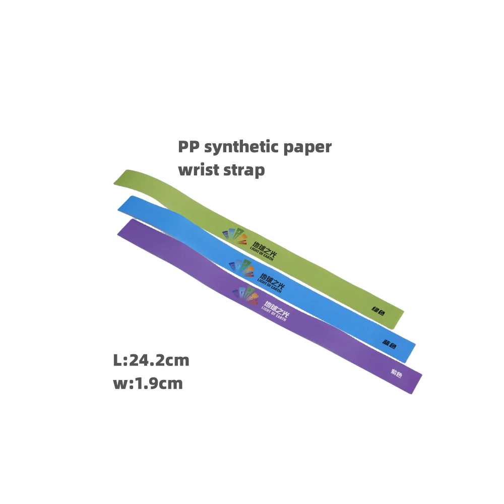 Bestom Customised Logo Fabric Wrist bands Promotional Bracelets for One Time Use Various Wristbands with Customised Logo No MOQ