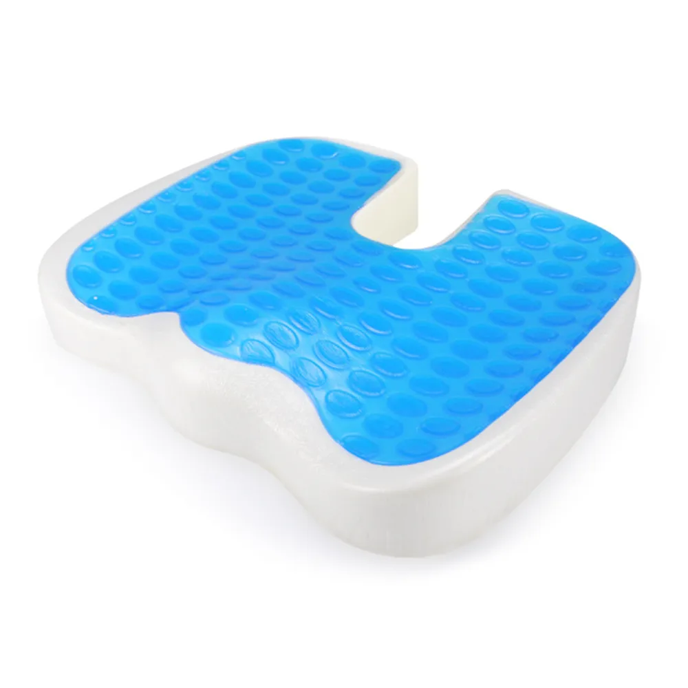 wheelchair  custom car home massage  coccyx cooling gel enhanced memory foam seat cushion