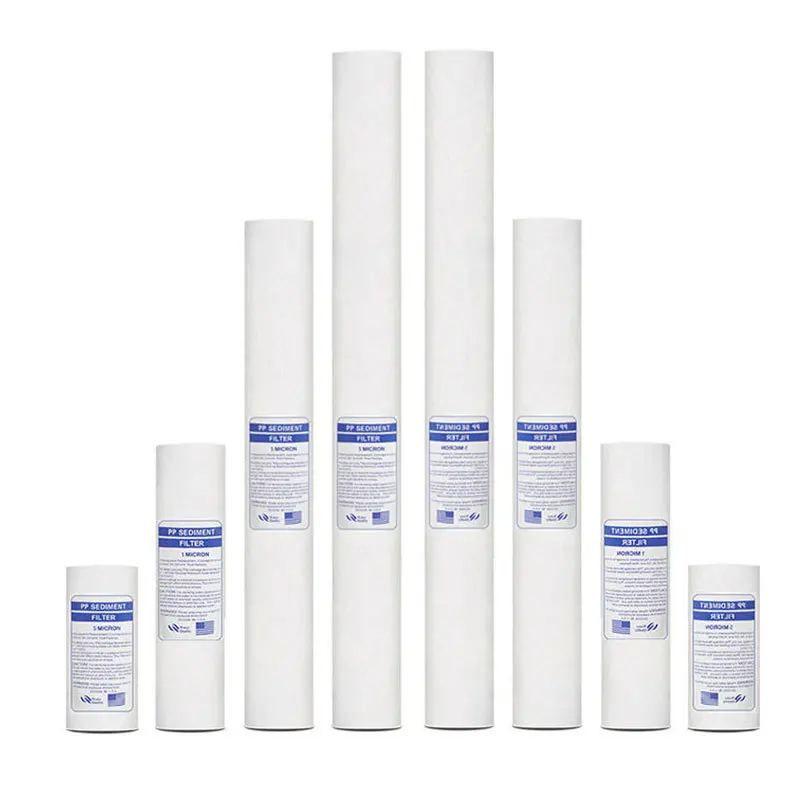Clean Water Filter 20 Inch Sediment Filter Cartridge Pp Spun Cartridge Water Filter Water Pre-filtration