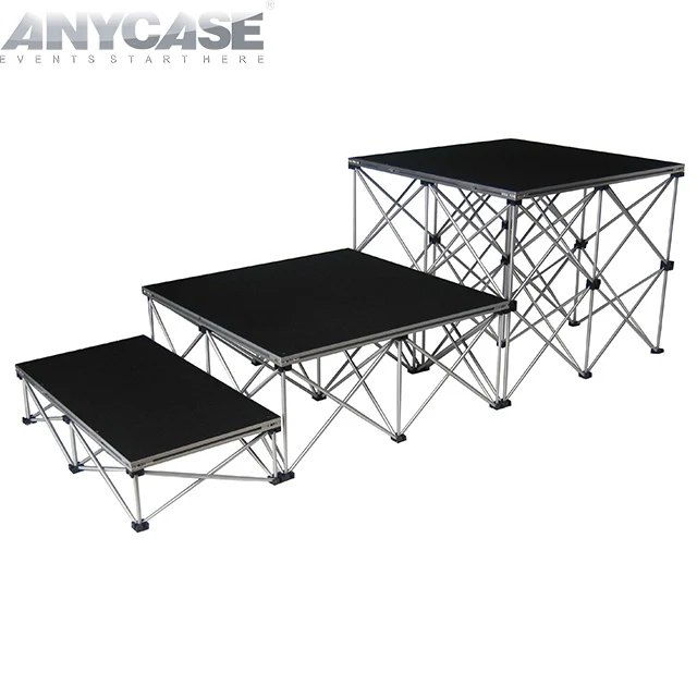 Anycase Factory  Banquet Hall Folding Hotel Portable Stage for Sale
