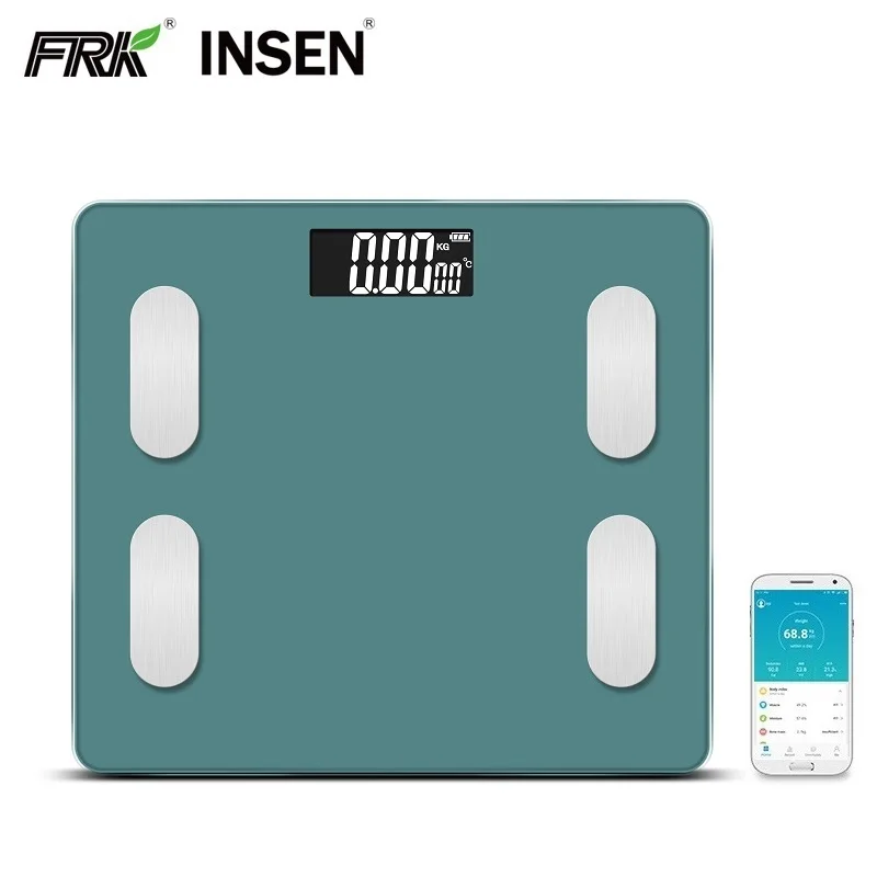 396lb Adult BMI Black ABS Analyzer BT Body Fat Weight Household Scales Wireless Percentage Calculator Scale