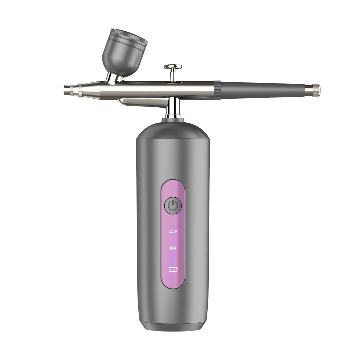 Portable Airbrush Gun for Painting Gravity Feed Dual Action Mini Handheld Air Brush 0.3mm Model Nail Tan Spray Machine