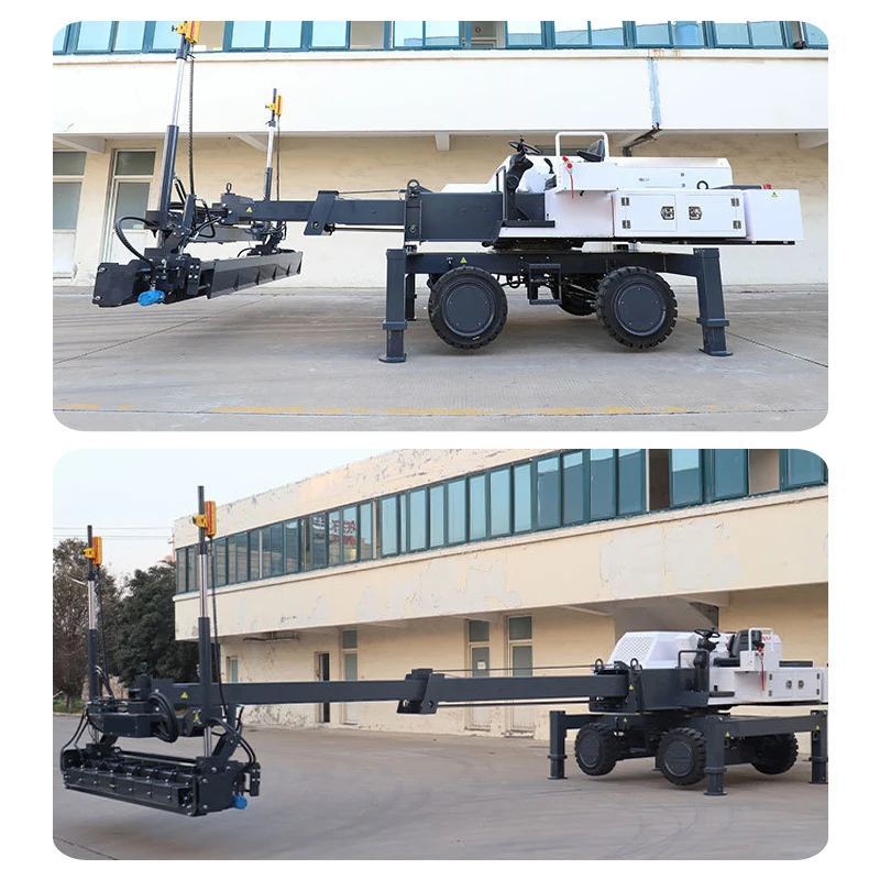 Automatic Paver Vibratory Concrete Laser Level Screed Rotary Concrete Laser Leveling Screed Machine For Tiling