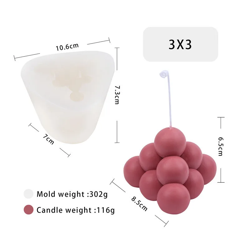 Wholesale Custom Making Nonstick 3D Molde De Silicona Soap Mould Baking Silicone Resin Mold Candle Chocolate Cake Silicon Molds