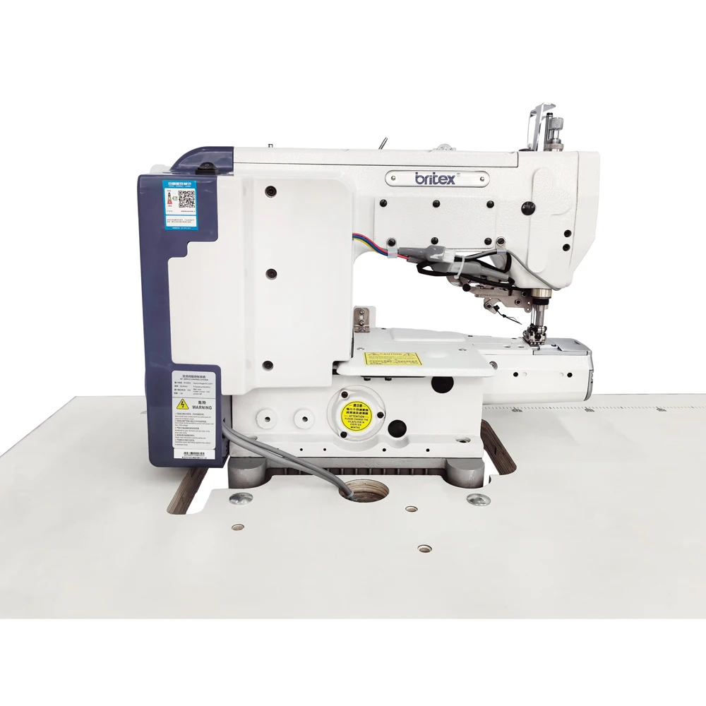 BR-787X Stepper Motor Full Automatic Super high Speed Industrial Cylinder-bed Interlock Sewing Machine Britex Factory