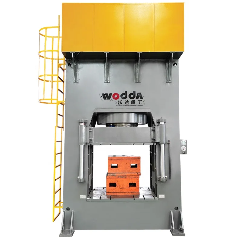 1000 ton frame machine wood sawdust pallet block making machine hydraulic press