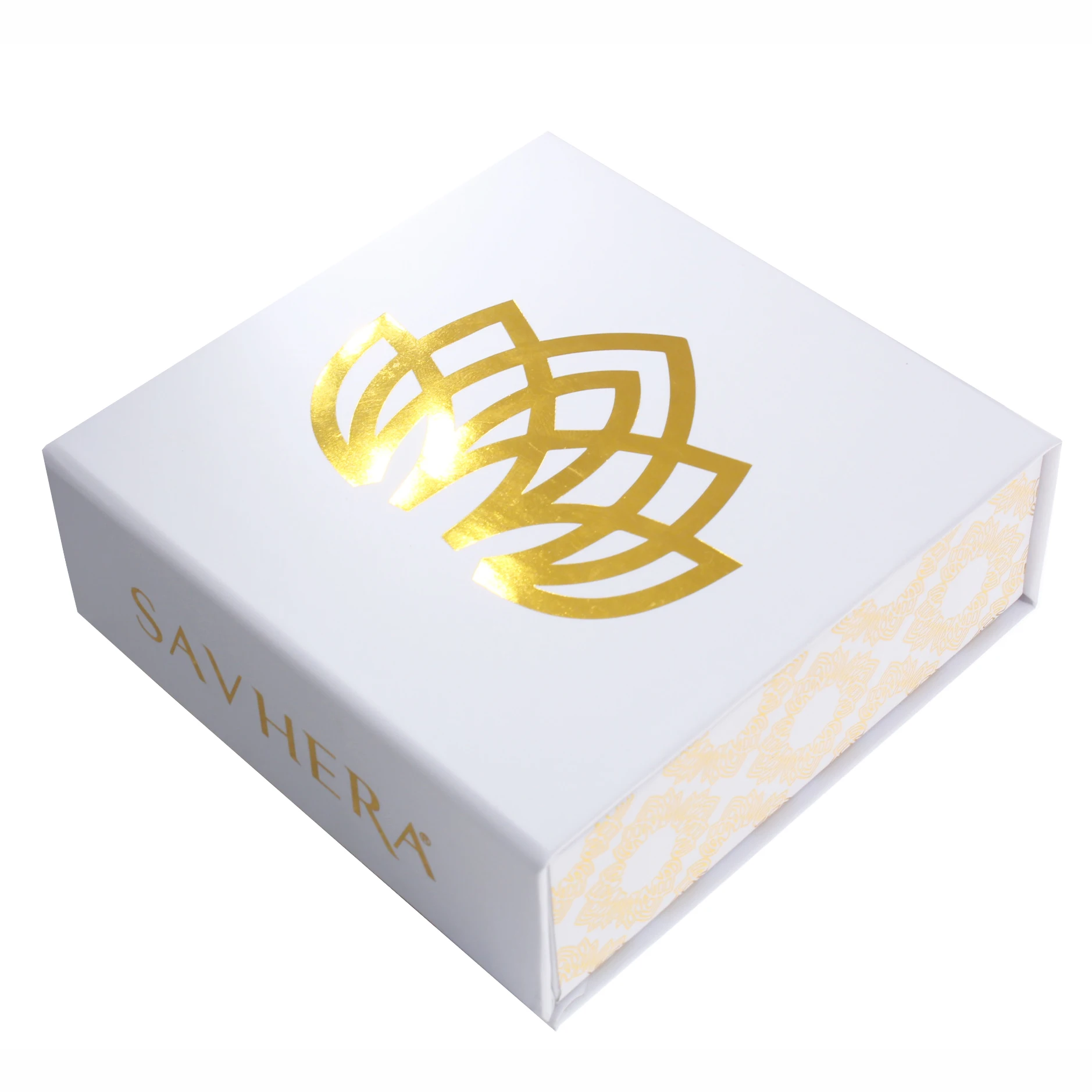 China Custom Luxury Book Shaped Rigid Paper Packaging Magnetic Gift Boxes With Gold Foil Stamp Logo