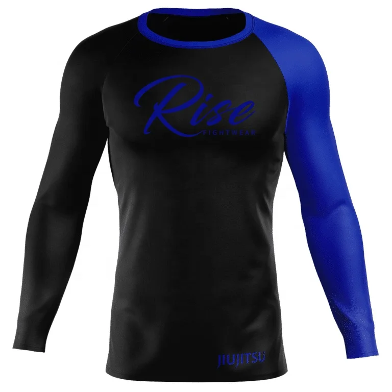 Best Selling Jiu Jitsu Mma Sublimated Grappling Men Fitness Mens Shirt Women Rash Guard Bjj Long Sleeve Compression Rashguard