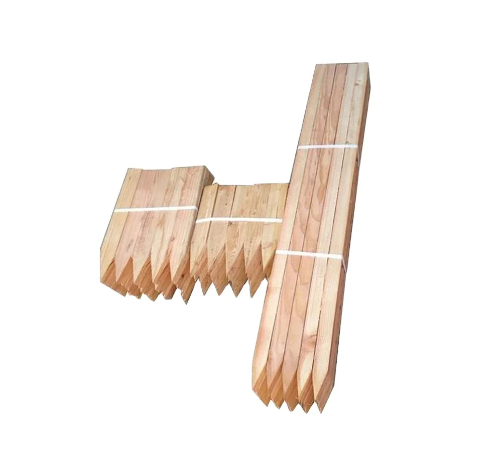 Hot selling Wooden Garden plant support Stakes Ground Stakes Hardwood Stakes for commercial use