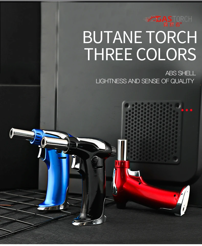 GF-905 wholesale hot sell cigar kitchen butane jet flame torch lighters gas for cooking