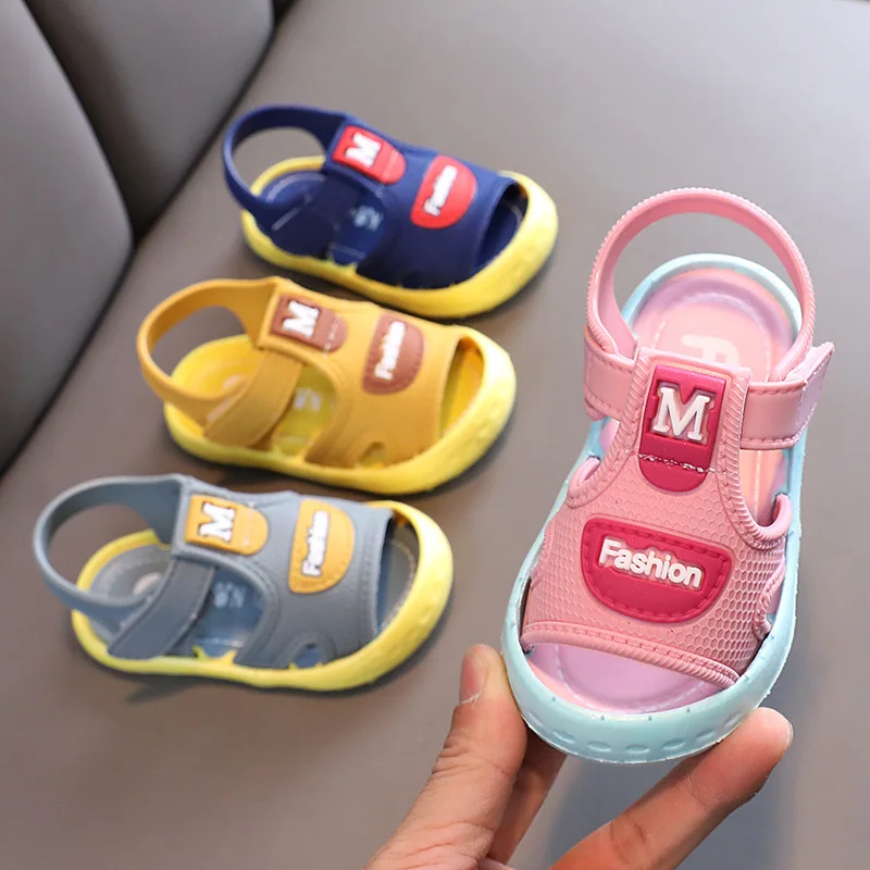 New high quality Summer School Children Soft Sole Leather Toddler Baby Shoes Baby Sandals