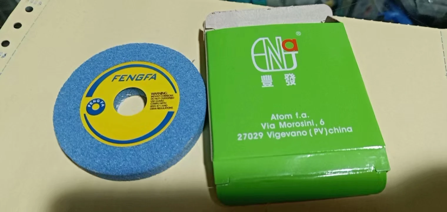 blue sharpening stones  with FENGFA brand   shovel machine flat sand wheel grinding knife sand wheel