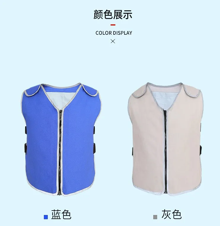 2022 Cooling Vest Reflective Summer Ice Pack Cooling Vest for hot working condition