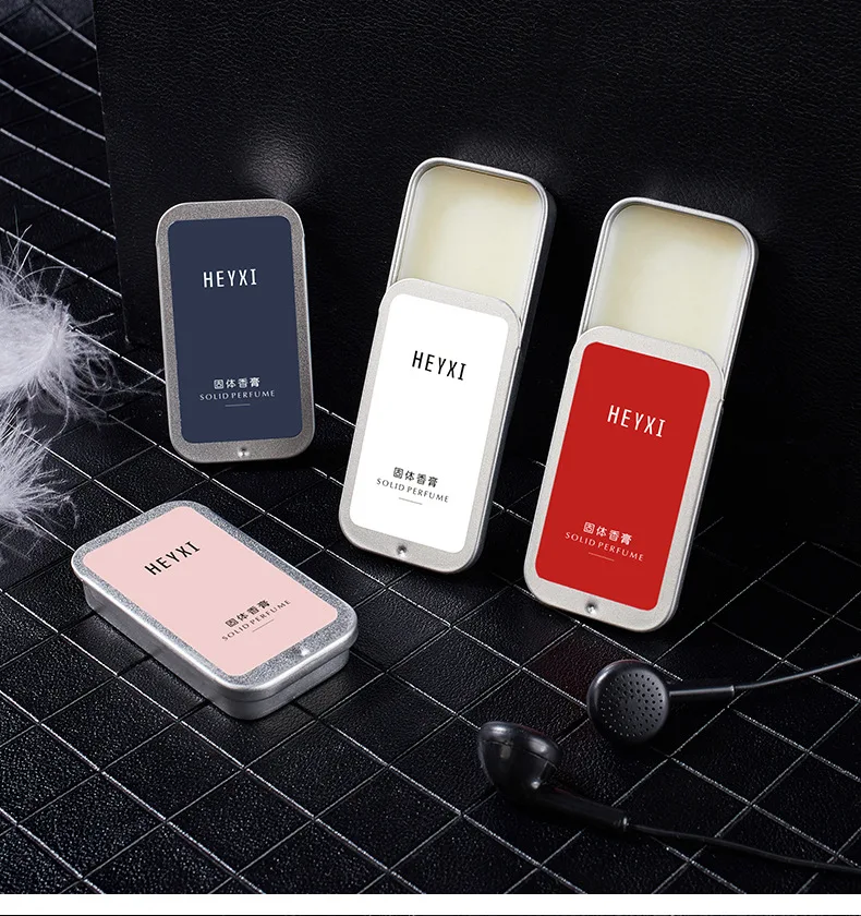 Женские духи, твердые духи для девушек, фруктовый волшебный бальзам, железная коробка, легко носить с собой, аромат для тела, без спирта, дезодорант, ароматизатор