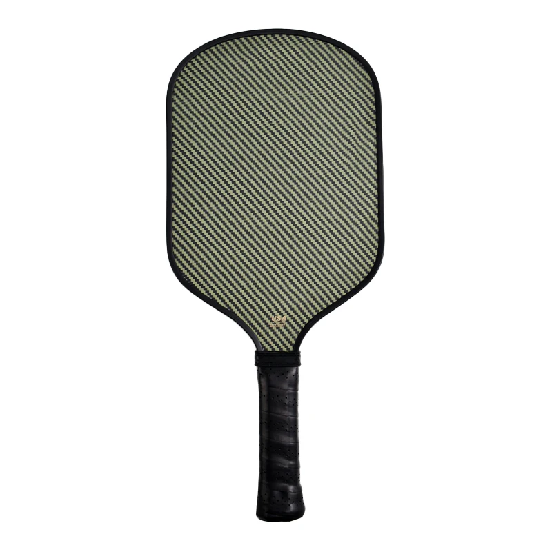 Custom New Thermoformed Pickleball Paddle Kevlar Gold Usapa Approved 3K Carbon Fiber Pickleball Racket Unibody