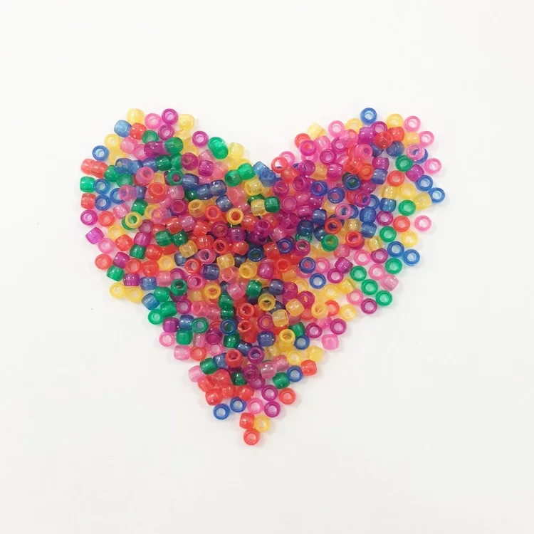 Prime quality wholesale Plastic Acrylic Pony Beads for DIY Craft Bracelets Necklace Jewelry Making Kit