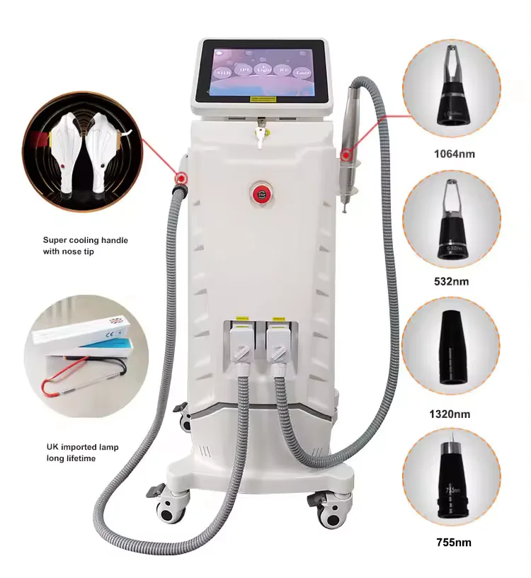 DPL-IPL-2 Vertical IPL SHR 2 in 1 IPL Intense Pulsed Light Laser For All Skin Color