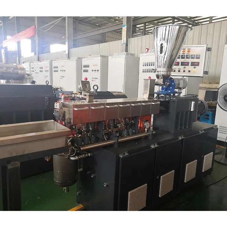 TSH-20 Parallel Small/lab Twin Screw Plastic Granules Extruder Production Line
