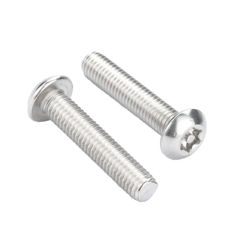 ANSI/ASME B18.3BT Torx Drive Button Head Machine Screw with Pin Stainless Steel Pin Screw