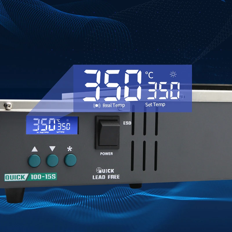 SMT rework Machine PCB soldering iron pot large capacity design solder pot machine 600W Quick 100-15S