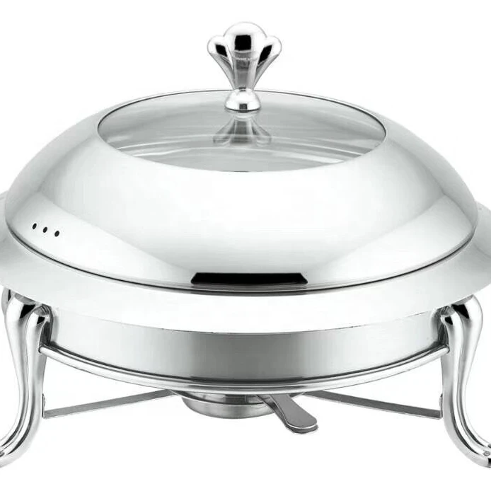 Restaurant Hotel Supplies Tools Buffet utensils Golden Crown Stainless Steel Chafing Dish Big Capacity Food Warmers